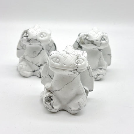 Howlite Toothless Dragon Carving Wholesale - Wholesale Crystals