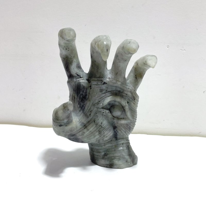 Labradorite Witchcore Demon Hand Carving - Wholesale Crystals