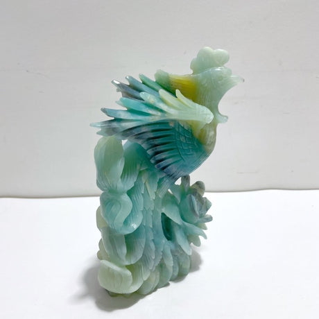 Large Caribbean Calcite Phoenix Carving - Wholesale Crystals
