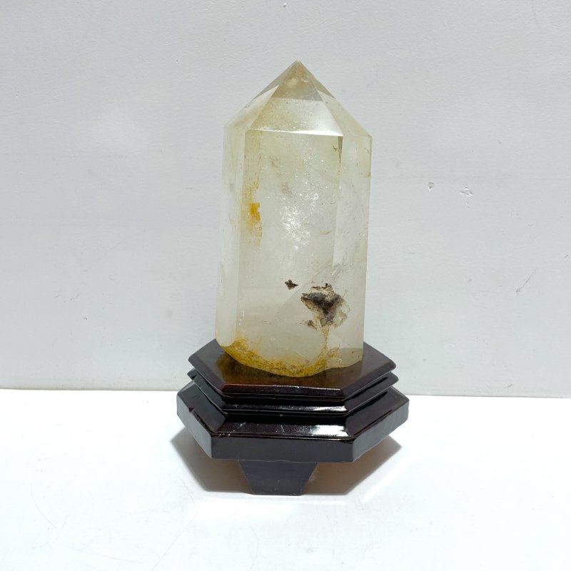 Large Clear Quartz Tower Point With Stand - Wholesale Crystals