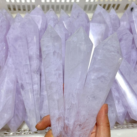 Light Purple Smelting Quartz Scepter Magic Wand Wholesale -Wholesale Crystals