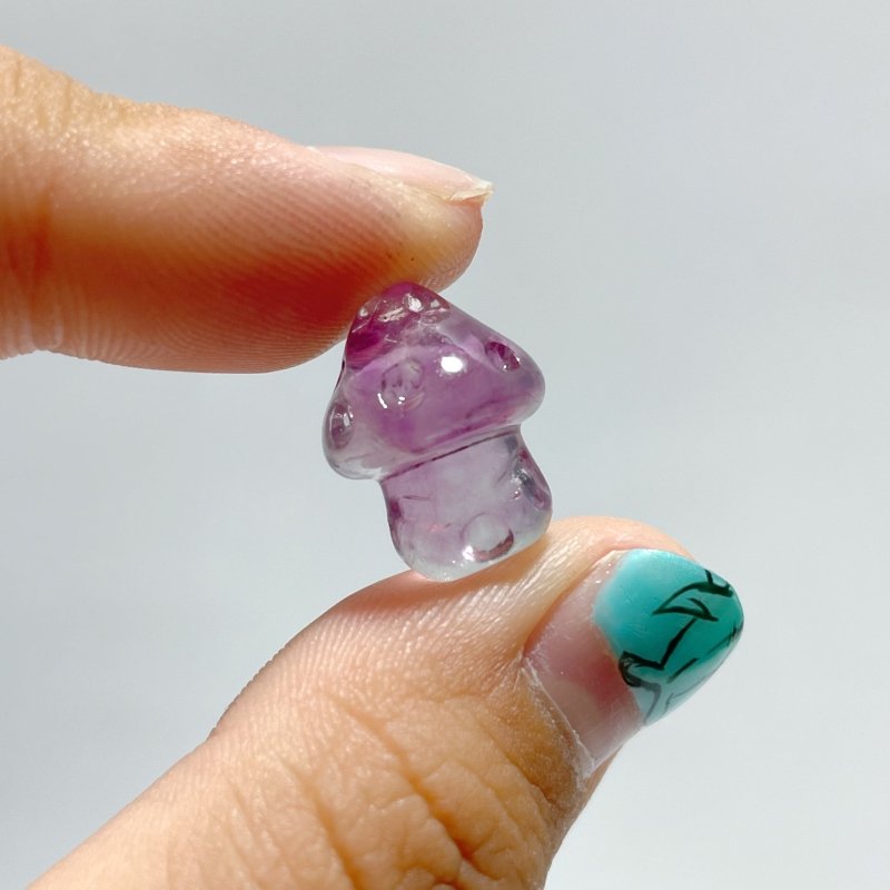Mini Fluorite Mushroom Carving Wholesale - Wholesale Crystals
