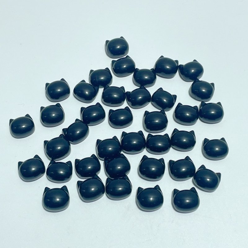 Mini Obsidian Cat Head Shape Wholesale - Wholesale Crystals