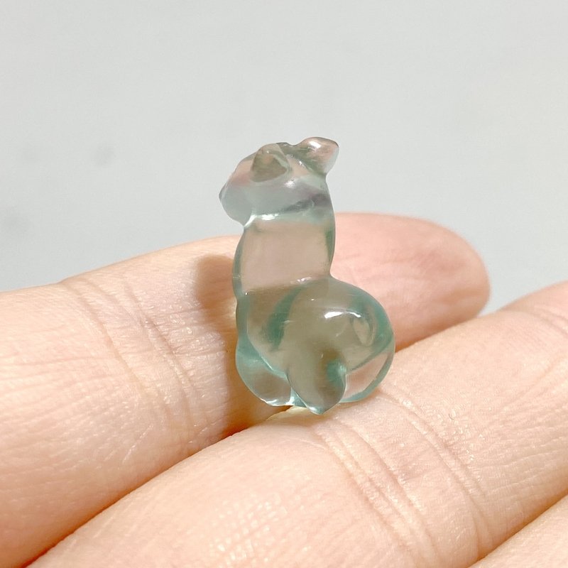 Mini Rainbow Fluorite Alpaca Carving -Wholesale Crystals