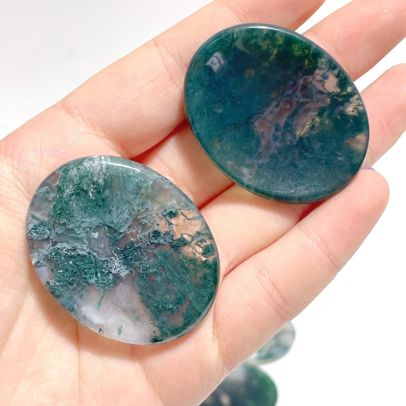 Moss Agate Worry Stone Wholesale - Wholesale Crystals