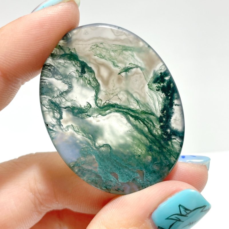 Moss Agate Worry Stone Wholesale - Wholesale Crystals