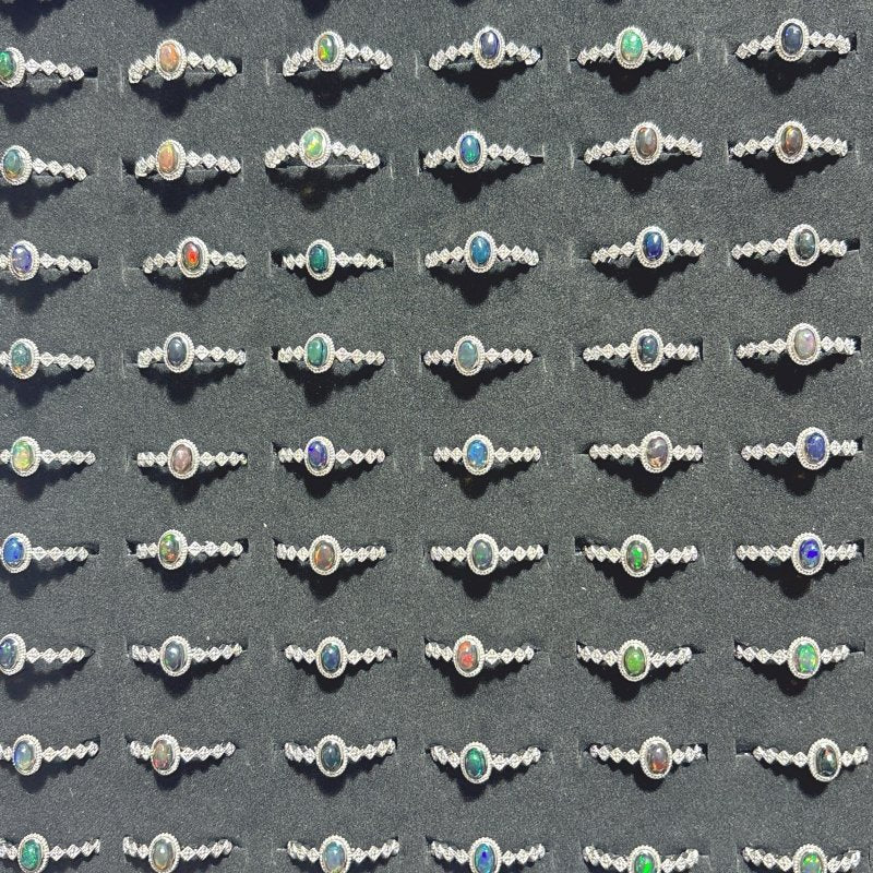 Natural Colorful Opal Crystal Ring Wholesale - Wholesale Crystals