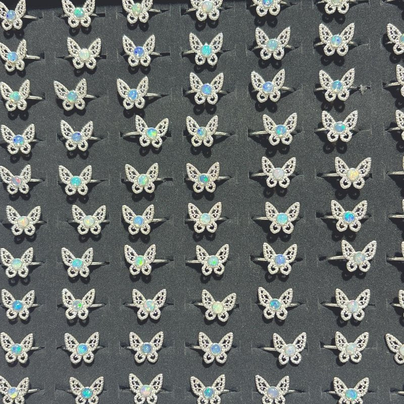 Natural Opal Ring Butterfly Shape Wholesale - Wholesale Crystals