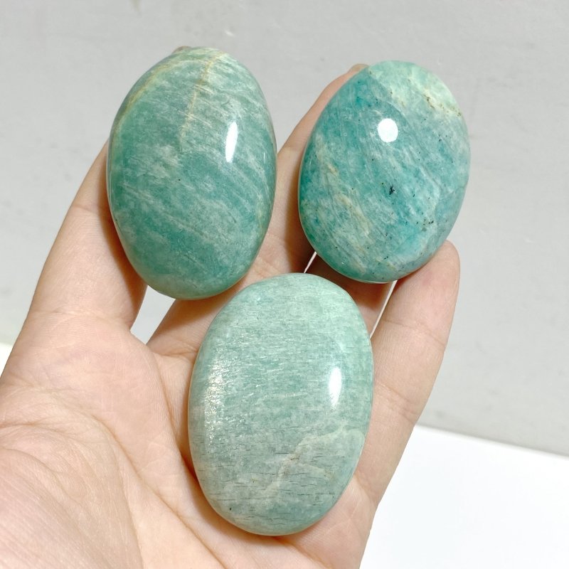Normal Quality Amazonite Palm Stone Wholesale -Wholesale Crystals