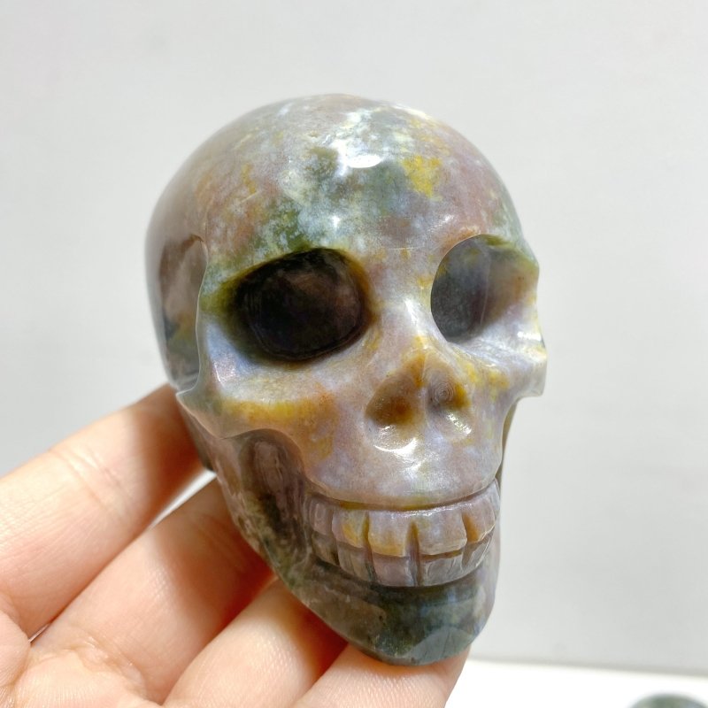 Ocean Jasper Skull Carving Wholesale - Wholesale Crystals