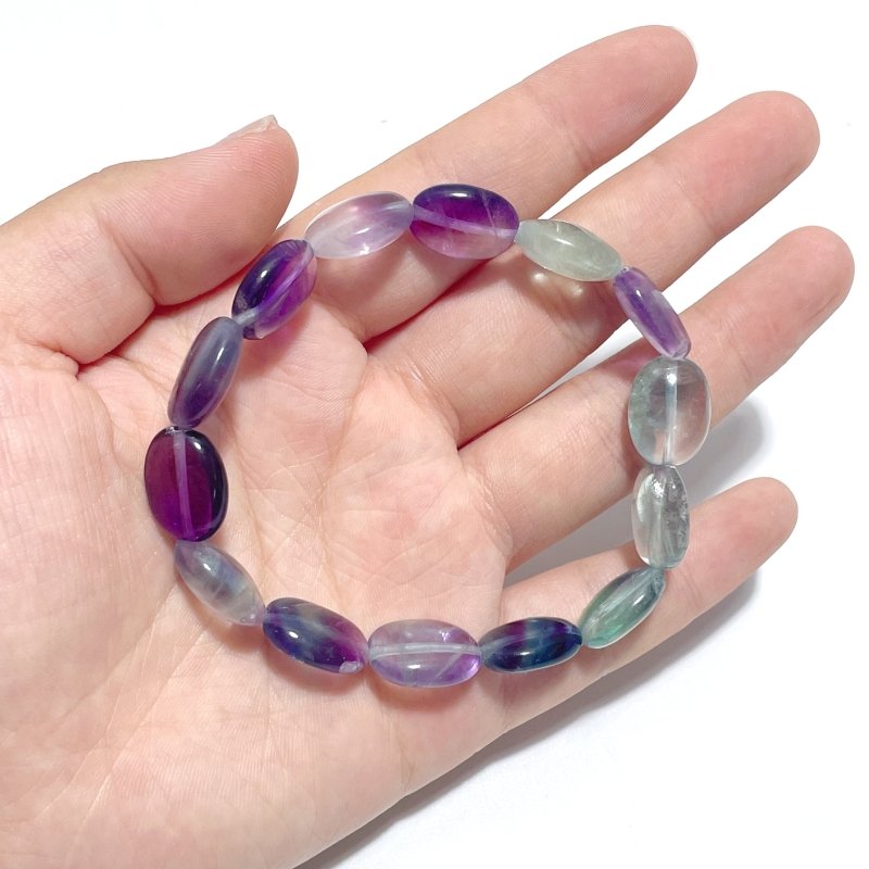 Oval Shape Fluorite Bracelet Wholesale - Wholesale Crystals