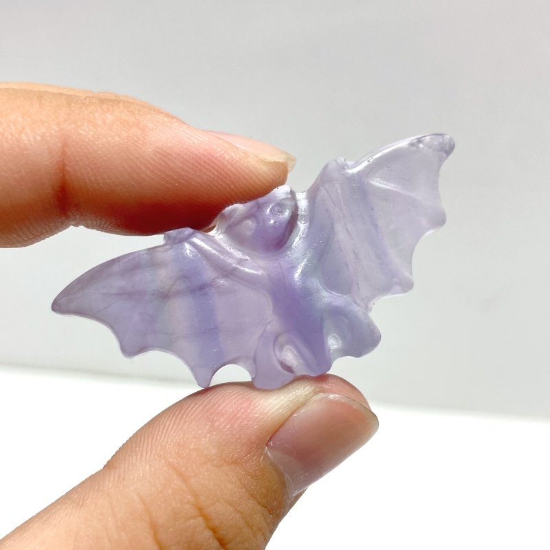 Purple Fluorite Bat Carving Wholesale - Wholesale Crystals