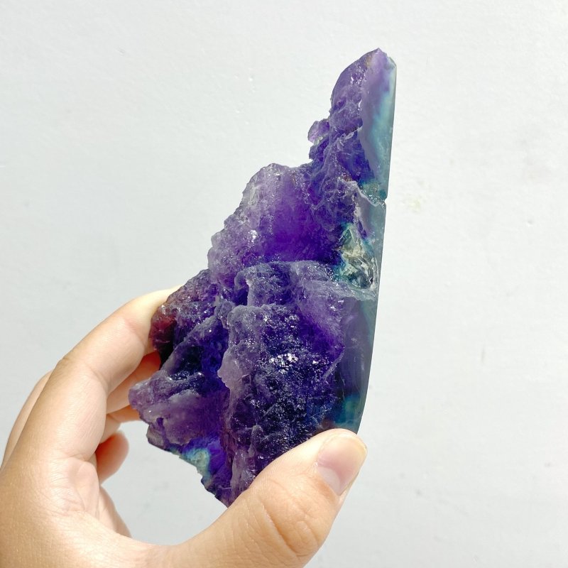 Rainbow Fluorite Arrow Head Shape Rough Side Wholesale - Wholesale Crystals