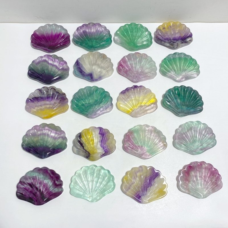Rainbow Fluorite Shell Wholesale (No.1-20) -Wholesale Crystals