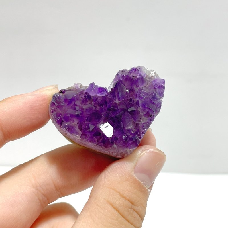 Small Amethyst Cluster Heart Shape Wholesale - Wholesale Crystals