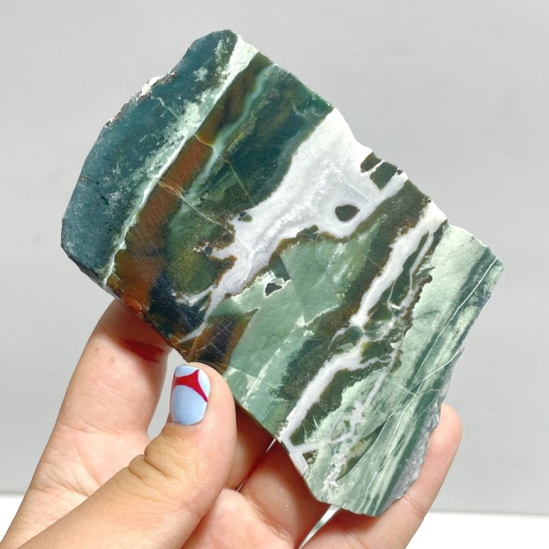Stripe Moss Agate Slab Wholesale - Wholesale Crystals