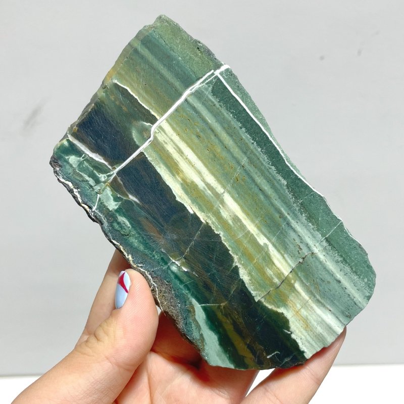 Stripe Moss Agate Slab Wholesale - Wholesale Crystals