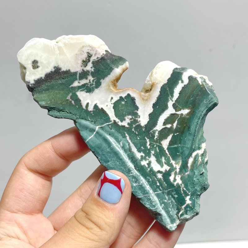 Stripe Moss Agate Slab Wholesale - Wholesale Crystals