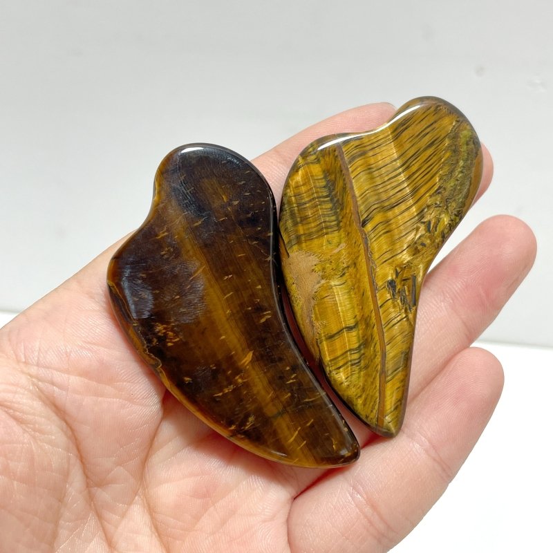 Tiger Eye Gua Sha Facial Tool For SPA Wholesale - Wholesale Crystals