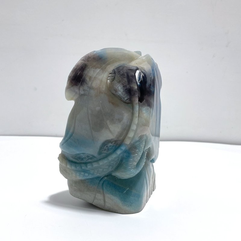 Trolleite Flying Dragon With Castle Carving - Wholesale Crystals