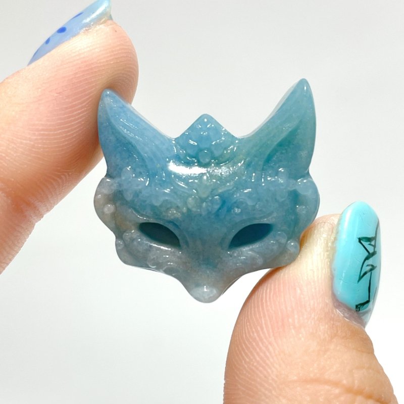 Trolleite Stone Fox Face Carving Wholesale - Wholesale Crystals