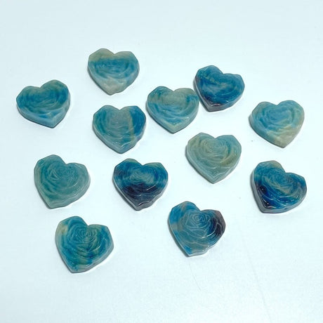 Trolleite Stone Rose Flower Heart Shape Carving Wholesale - Wholesale Crystals