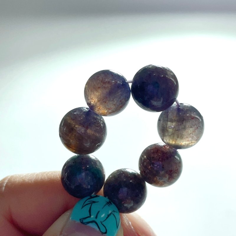 Unique 11mm Flash Cordierite Bracelet For Collection (HGUB31) - Wholesale Crystals