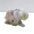 Unique Amethyst Mixed Geode Druzy Agate Elephant Animal Carving A20 - Wholesale Crystals