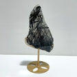 Unique Black Tourmaline Slab With Stand 1 - Wholesale Crystals