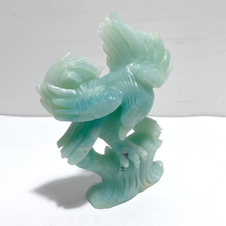 Unique Caribbean Calcite Eagle Carving - Wholesale Crystals