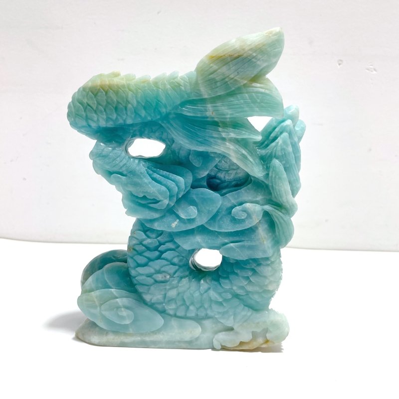 Unique Caribbean Calcite Flying Dragon Carving - Wholesale Crystals