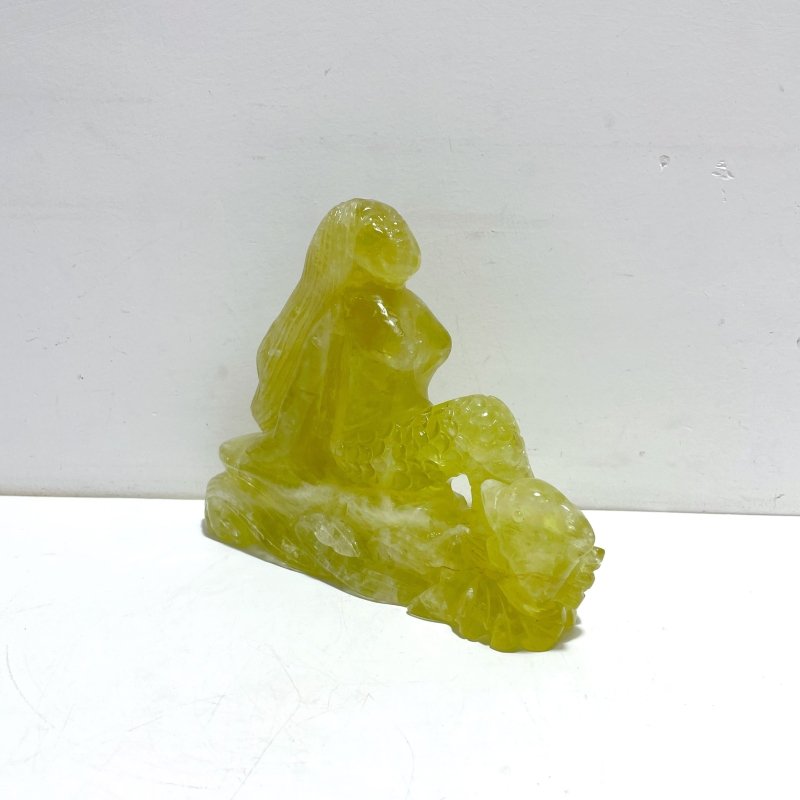 Unique Citrine Mermaid Carving - Wholesale Crystals