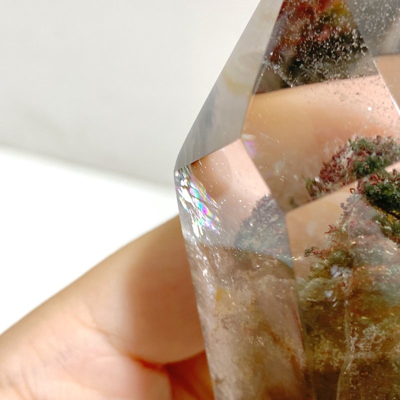 Unique Garden Quartz Point With Stand -Wholesale Crystals