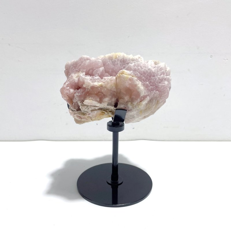 Unique Raw Pink Quartz With Stand Home Decor - Wholesale Crystals
