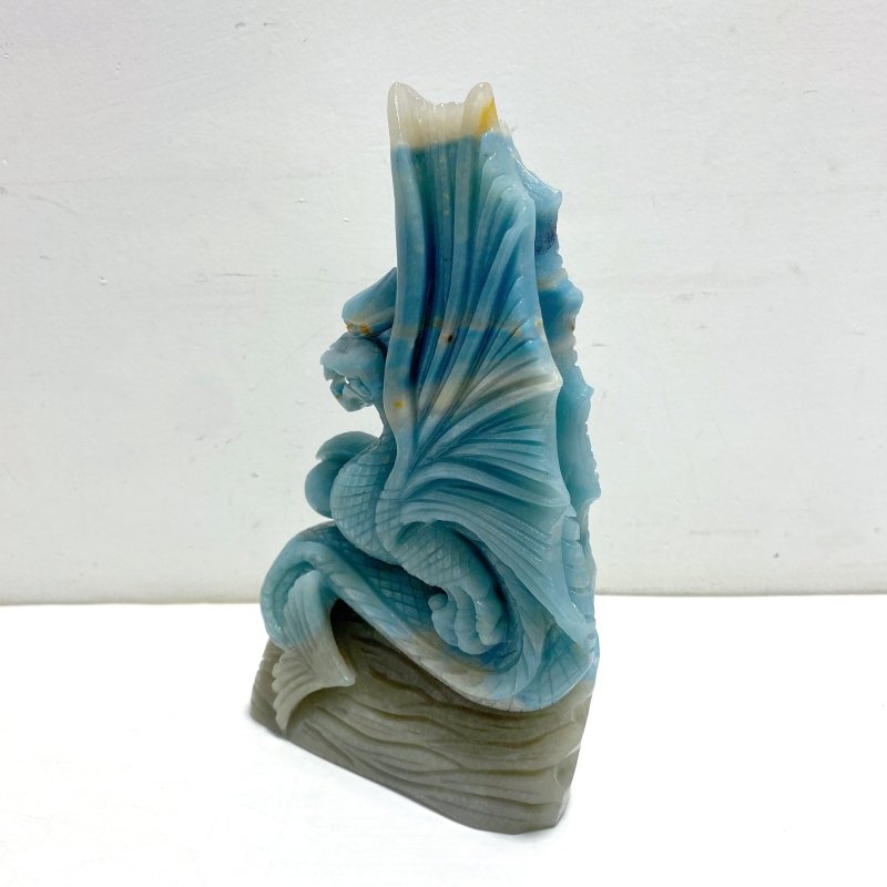 Unique Trolleite Flying Dragon Carving 13 - Wholesale Crystals