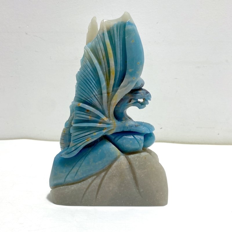 Unique Trolleite Stone Flying Dragon Carving 1 - Wholesale Crystals