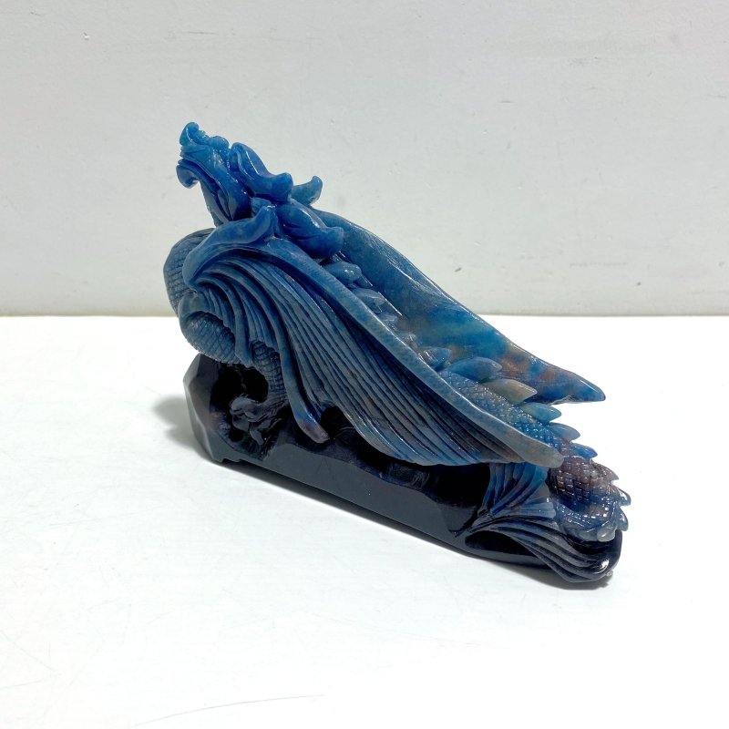 Unique Trolleite Stone Flying Dragon Carving 12 - Wholesale Crystals
