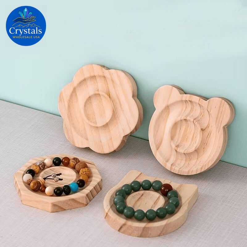 Wooden Crystal Bracelet Stands 2 - Wholesale Crystals