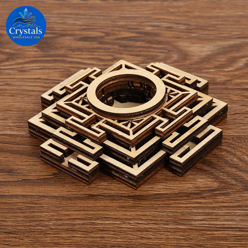 Wooden Crystal Stands 4 (LED not installed) - Wholesale Crystals