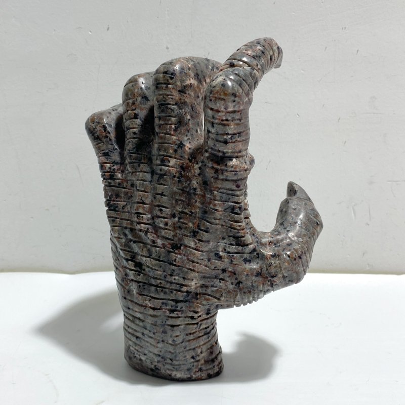 Yooperlite Stone Witchcore Demon Hand Carving (Defect) -Wholesale Crystals