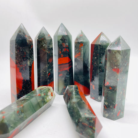 Africa Blood Stone Tower Point Wholesale -Wholesale Crystals