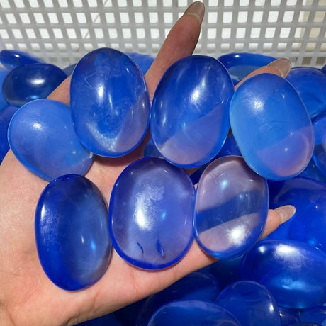 100 Pieces Blue Opalite Palm - Wholesale Crystals