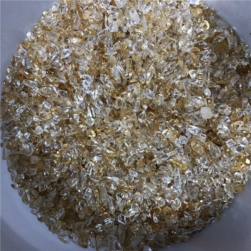 Natural Brazil Citrine Gravel Chips -Wholesale Crystals