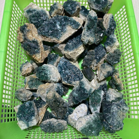 10kg(22lbs) green fluorite raw crystal wholesale -Wholesale Crystals