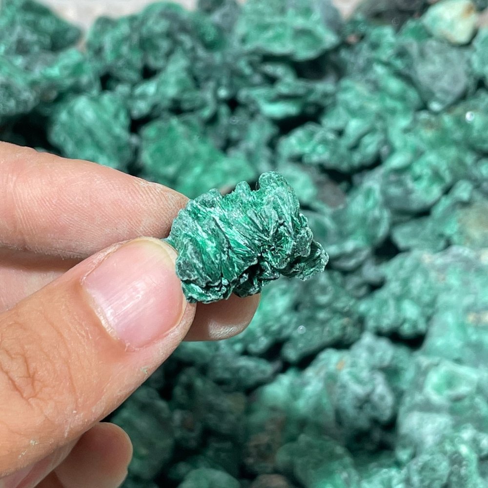 11lbs Natural Small Raw Malachite High Quality -Wholesale Crystals