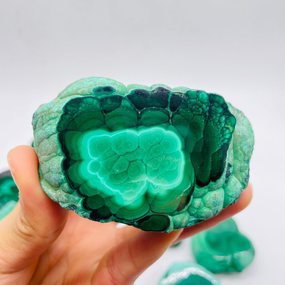 15 Pieces Polished Malachite -Wholesale Crystals