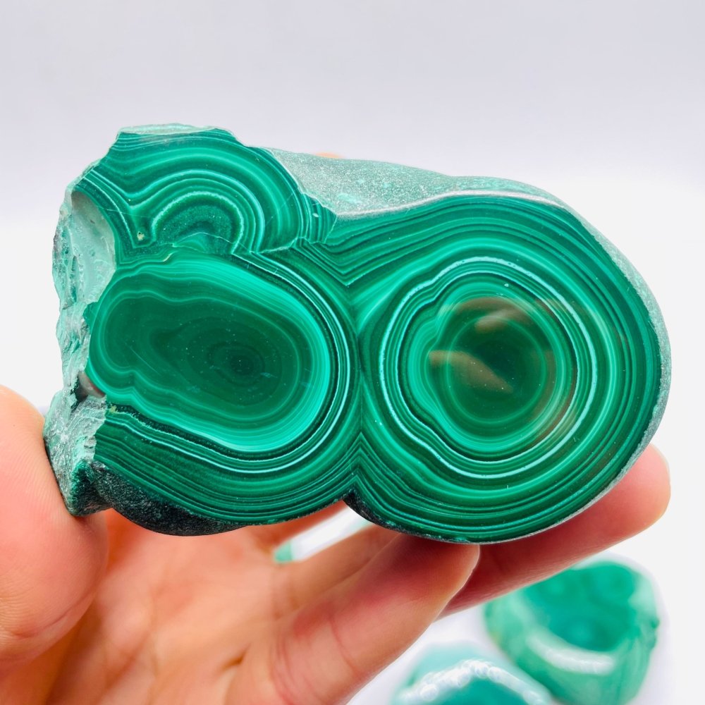 15 Pieces Polished Malachite -Wholesale Crystals