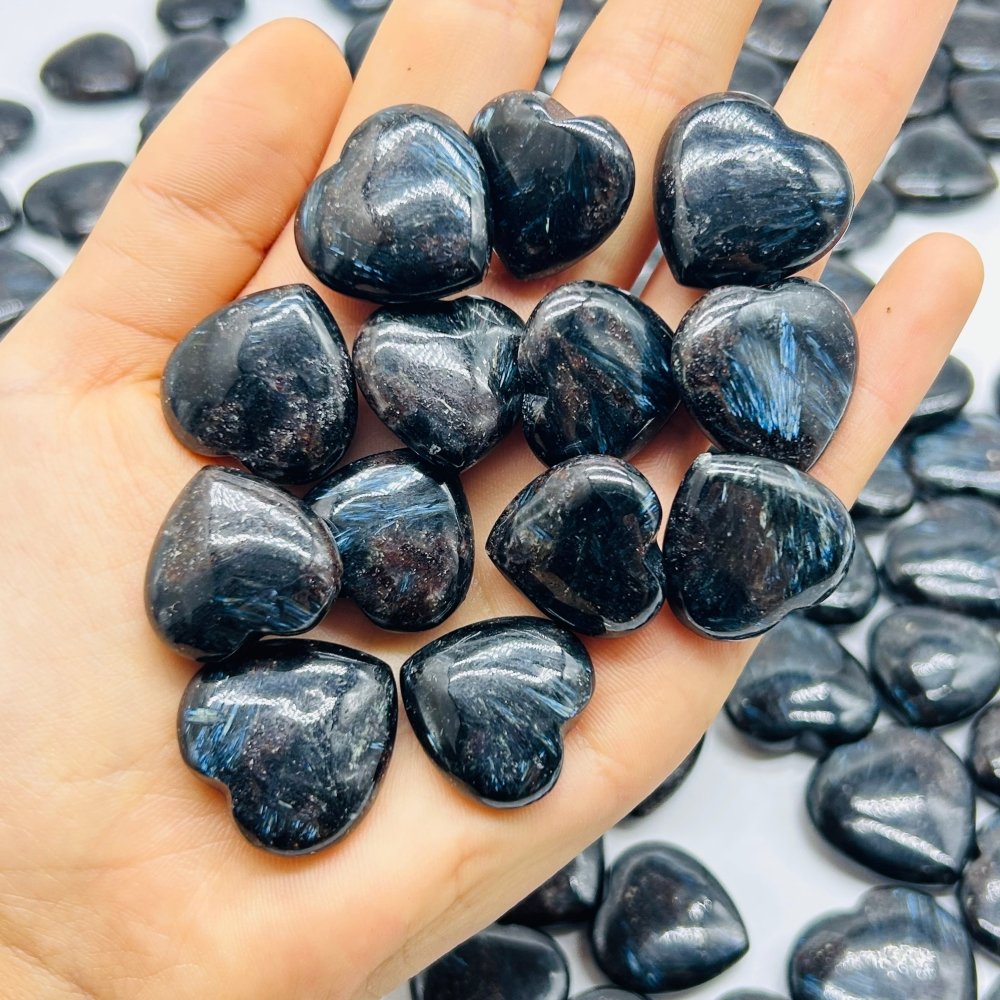159 Pieces Astrophyllite Stones Heart Wholesale -Wholesale Crystals