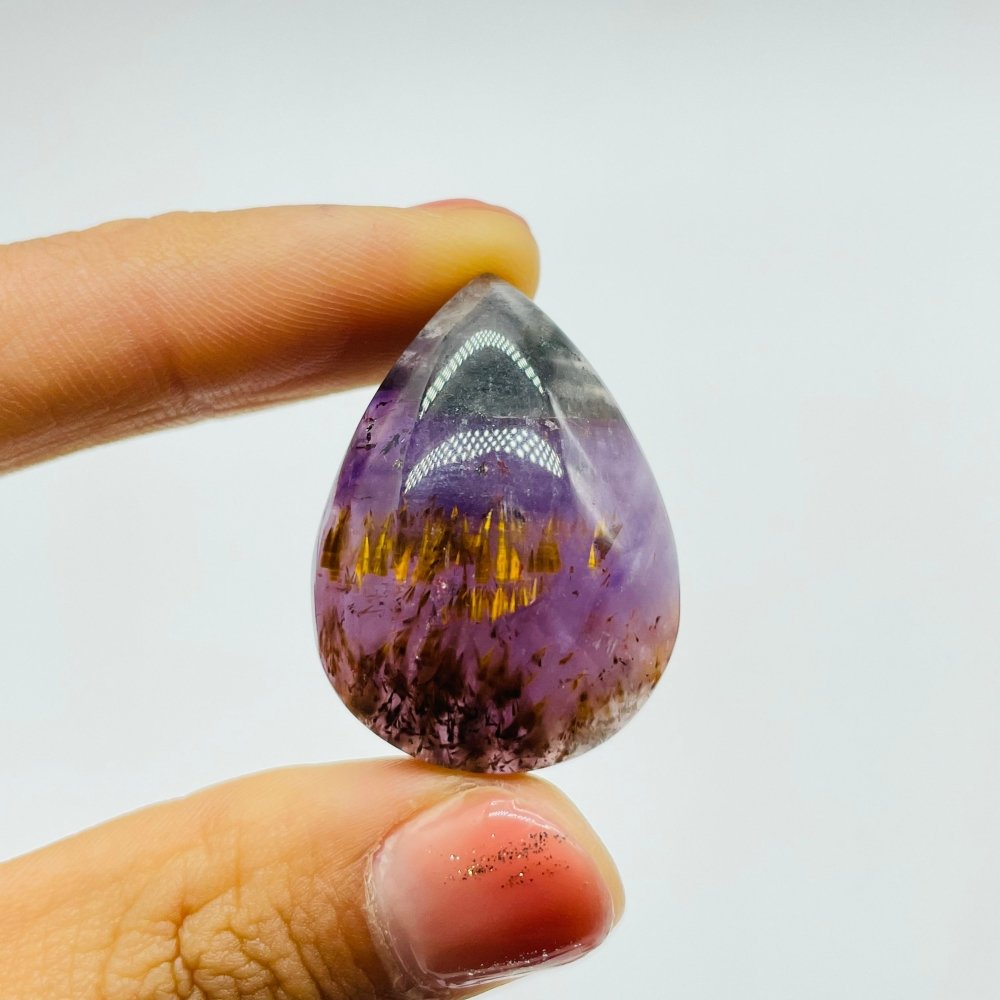 16 Pieces Auralite 23 Teardrop Pendant Crystal DIY -Wholesale Crystals