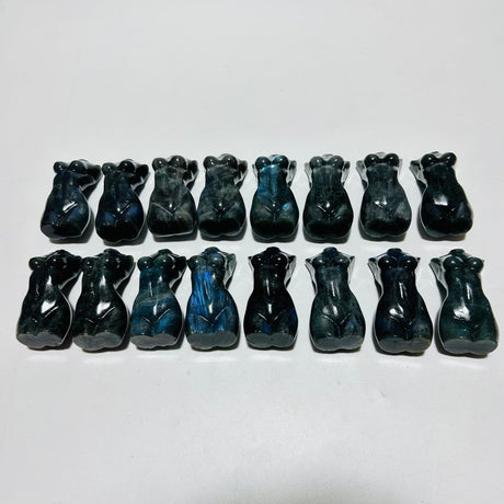 16 Pieces High Quality Labradorite Goddess Large Carving -Wholesale Crystals